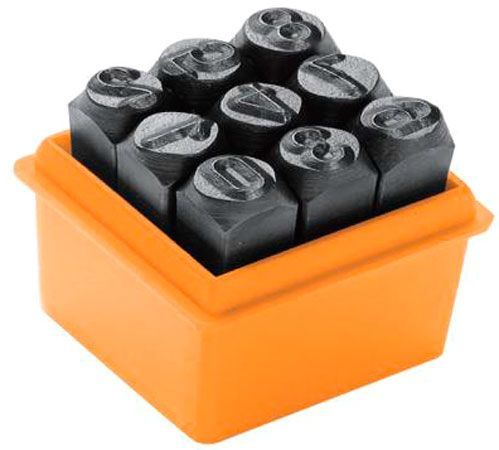 Набор штампов Tolsen 6 мм 9 шт. (0-9) 25097