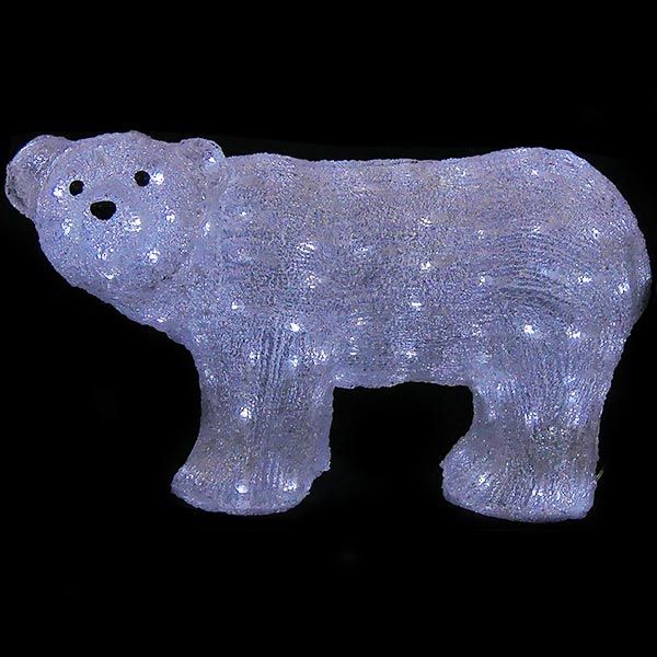 Декоративна новорічна фігура вбудований світлодіод (LED) Ведмідь ACFIG-15-0012 160 ламп 35 см 