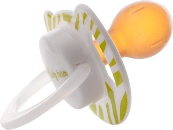 Пустушка Baby Team вишнеподібної форми з кільцем та ковпачком 3225