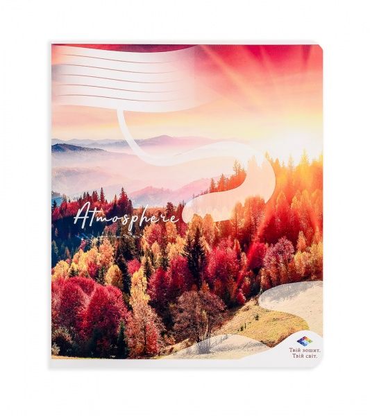 Комплект тетрадей Атмосфера 36 листов в линию 15 шт. Поділля
