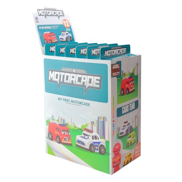 Игровой набор транспорта 4 машинка и фигурка, в ассортименте 278-27