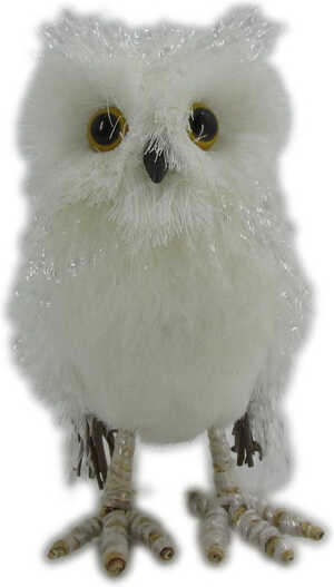 Декорация новогодняя New Star сова блестящая 17 см 
