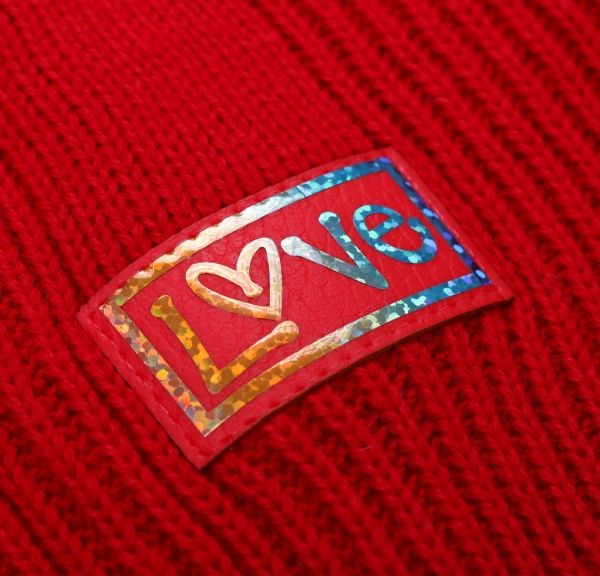 Шапочка детская для девочки Kraft+ 7587 р.52-54 красный 