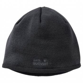 Шапка Jack Wolfskin STORMLOCK LOGO KNIT CAP 1910371-6000 р.M чорний