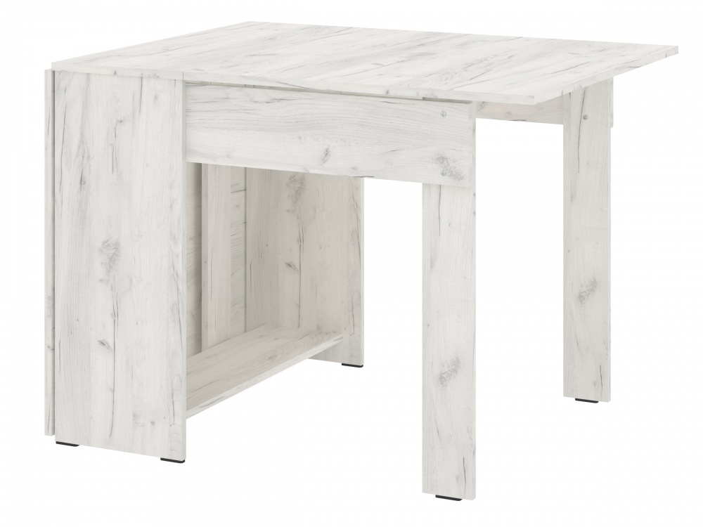 Стол-книжка Пехотин 340х820х750 дуб крафт белый/дуб крафт белый