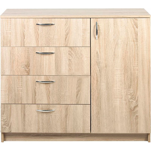 Комод Ровер-Ресурс К-4+1 1000x900x380 мм дуб сонома трюфель