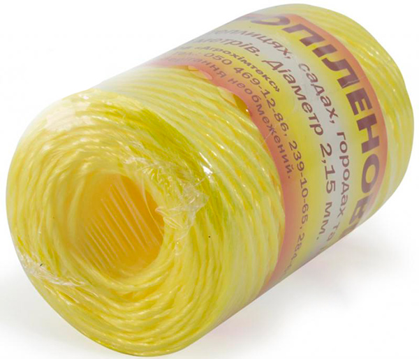 Шпагат поліпропіленовий 100 м жовтий
