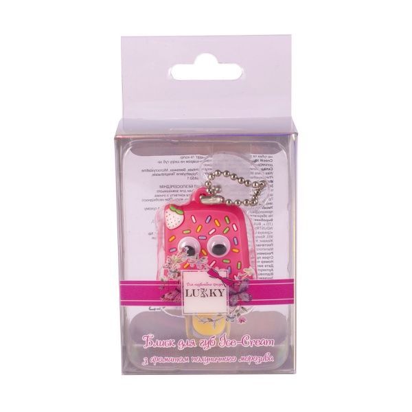 Бальзам для губ Lukky Ice-cream с ароматом клубничного мороженого Т16147