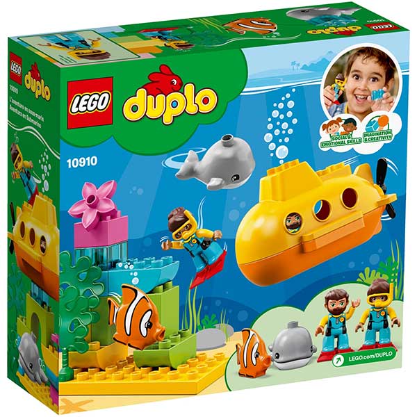 Конструктор LEGO Duplo Пригоди на підводному човні 10910