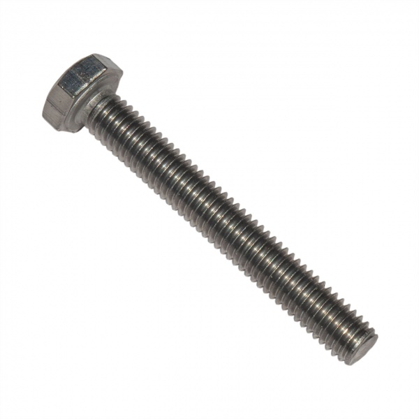 Болт метрический шестигранная головка, полная резьбой, А2 нержавеющая сталь DIN 933 6x45 мм вес Expert Fix