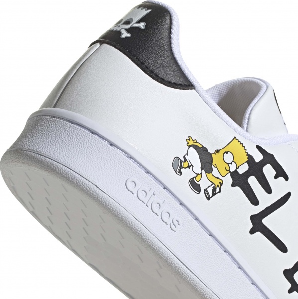 Кроссовки Adidas ADVANTAGE GZ5306 р.UK 9 бело-черный