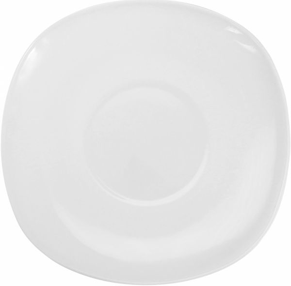 Чашка с блюдцем белая 250 мл Luna