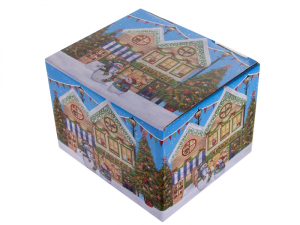 Чашка Рождество. Желтые домики 470 мл 924-731 Lefard