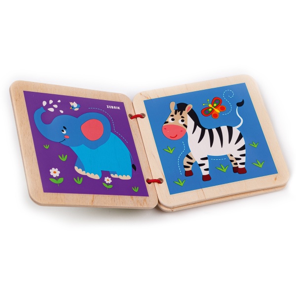 Розвиваюча іграшка Roter Kafer книга Зоопарк RW3030