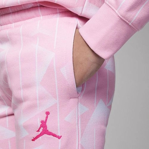 Брюки Nike JDG ESSENTIALS AOP FLC PANT 45C594-A0W р. L розовый