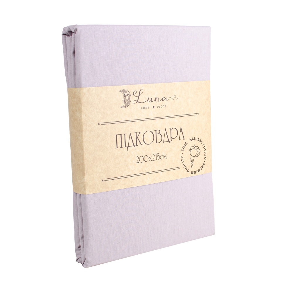 Пододеяльник Моно поплин 200x215 см пудровый