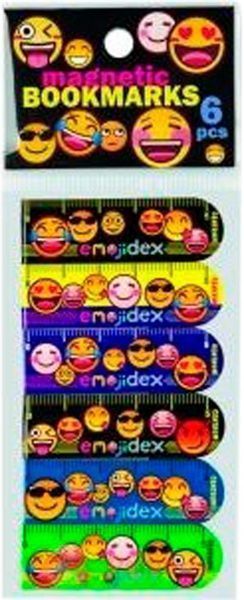 Набір закладинок для книг магнітні Emojidex 6 шт. Emojidex