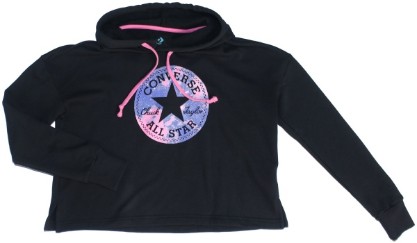 Джемпер Converse CHUCK PATCH NOVA HOODIE 10017716-001 р. XL черный