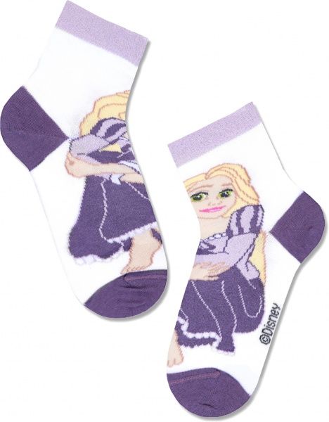 Носки детские Conte-Kids CK DISNEY 386 17С-138СПМ р.22 белый фиолетовый 