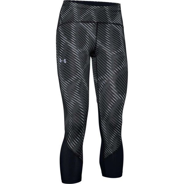 Лосини Under Armour W UA Fly Fast HeatGear Printed Crop 1353511-001 L чорний