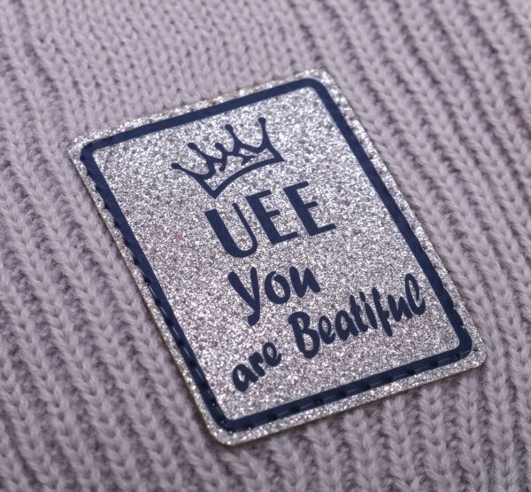 Шапочка дитяча для дівчинки Kraft+ арт. 2602 р.52-54 світло-сірий 