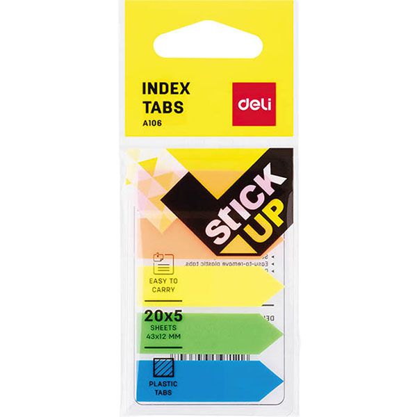 Стикеры А10602 Микс 12х43 мм Deli