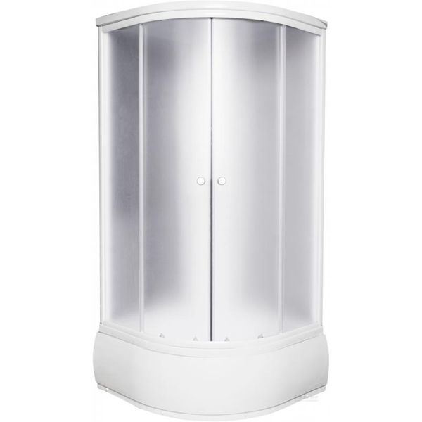 Душевой бокс UP! (Underprice) WKA 161 900x900x2150 стекло матовое, профиль белый