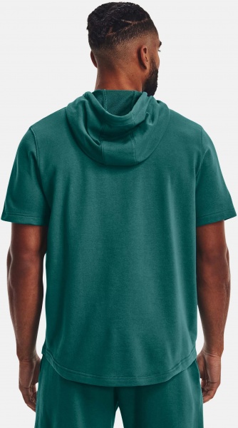 Футболка Under Armour RIVAL TERRY LC SS HD 1370396-722 р.XL бірюзовий