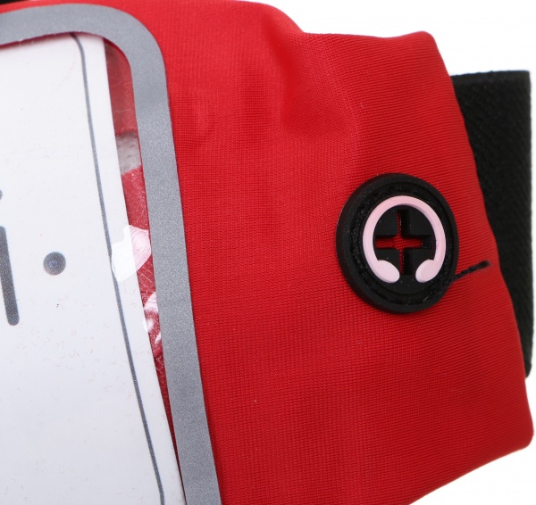 Спортивный чехол на пояс MaxxPro YJ-ABS16 черв. красный 