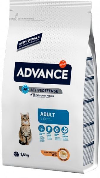 Корм Advance с курицей и рисом 1,5 кг