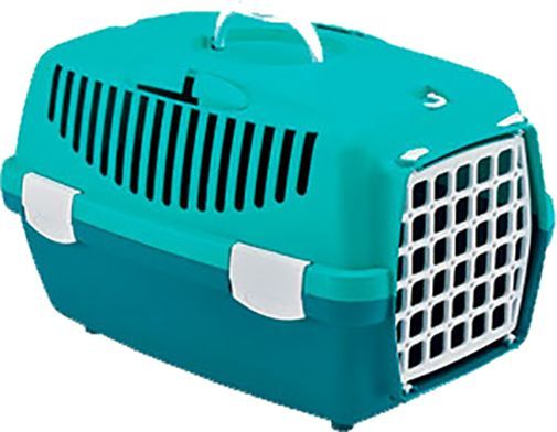 Переноска Stefanplast Gulliver 1 48х32х31 см, бирюзовый/синий