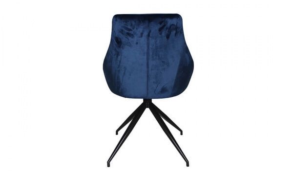 Стілець обідній Маріо DC-79011S 530х575х880 мм чорний/синій