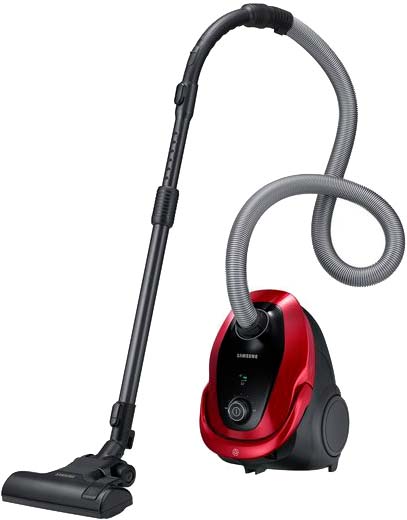 Пилосос Samsung VC07M25E0WR/UK black/red 