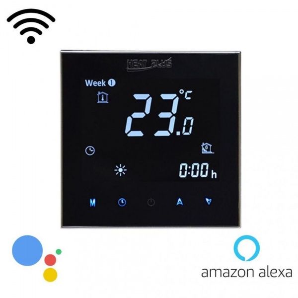 Терморегулятор Heat Plus BHT 2000 Wi-Fi черный