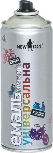 Эмаль аэрозольная универсальная Mеталлик New Ton золотистый 400 мл