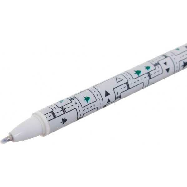 Ручка гелевая пиши-стирай Игры серая