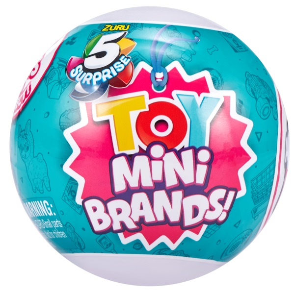 Ігровий міні-набір Zuru Mini Brands TOY Фігурки-сюрприз у шарі 5 шт. в асортименті 6816104 