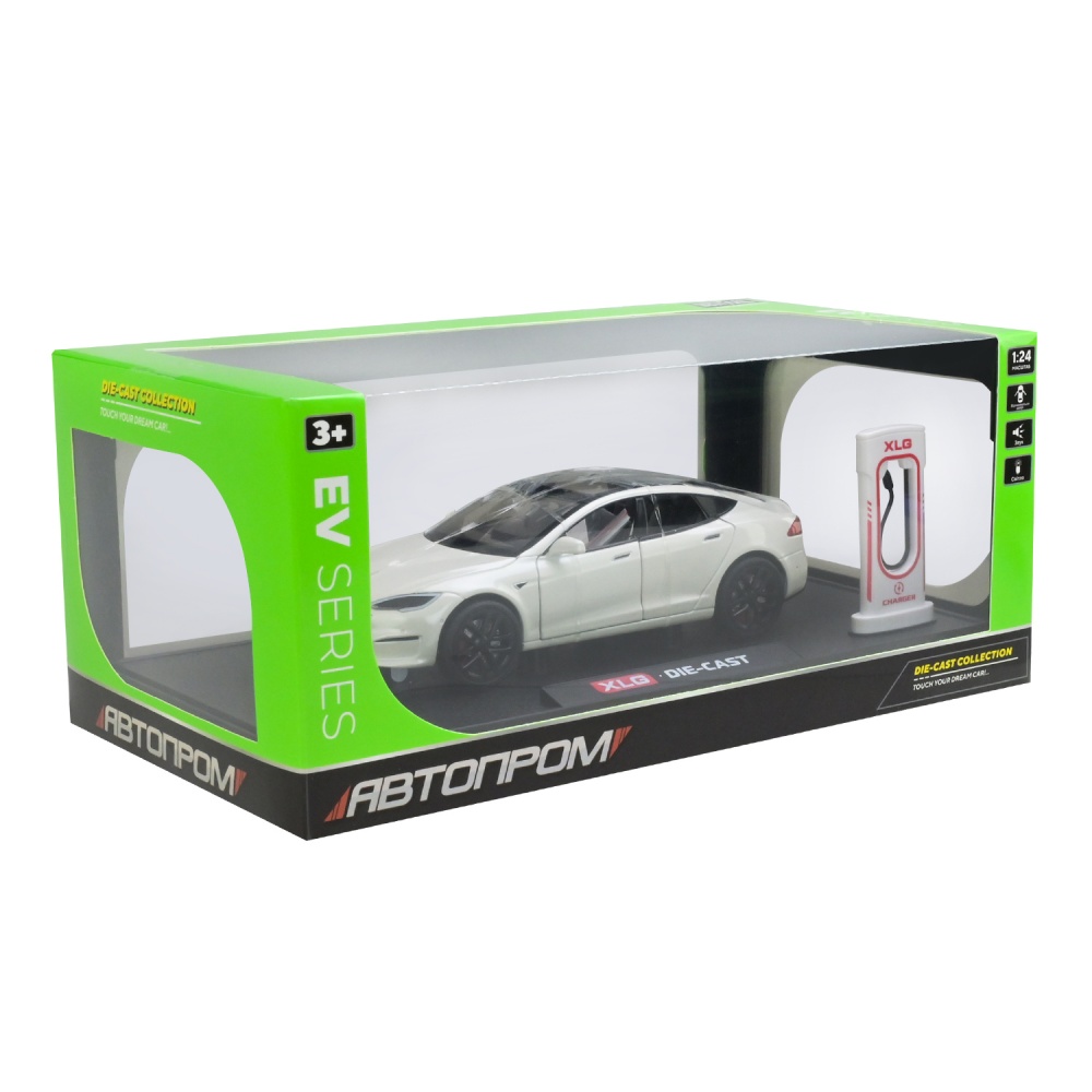 Автомобіль Автопром 1:24 із зарядною станцією AP7713