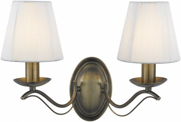 Бра Arte Lamp DOMAIN 2x40 Вт E14 антична бронза 