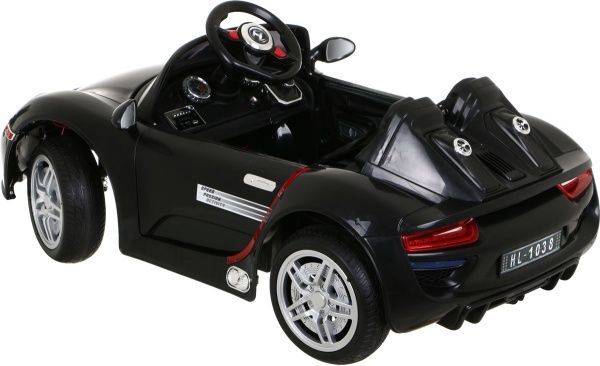 Электромобиль Bambi Porsche Spyder M 2765 EBLR-2 Black ODC59403