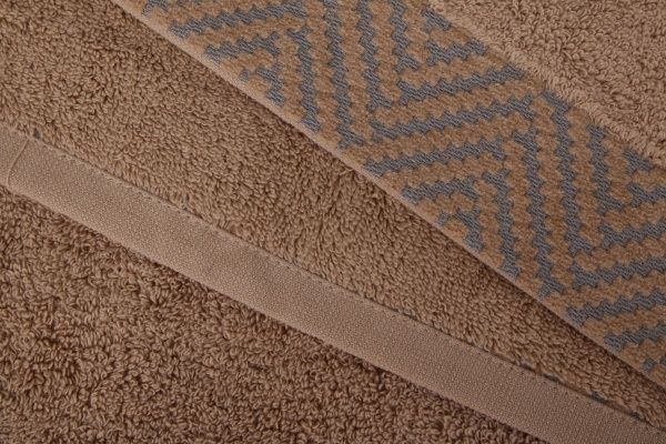 Полотенце 70x140 см коричневый Arrows 