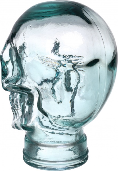 Статуэтка Череп Cabeza Calavera голубая San Miguel