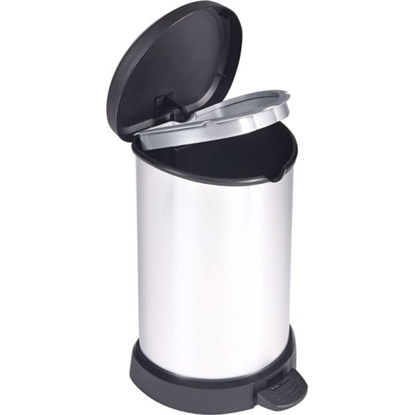 Відро для сміття Curver DECO BIN 20 л сірий/чорний 169795