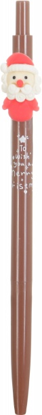 Ручка шариковая Новогодняя атрибутика Дед Мороз 