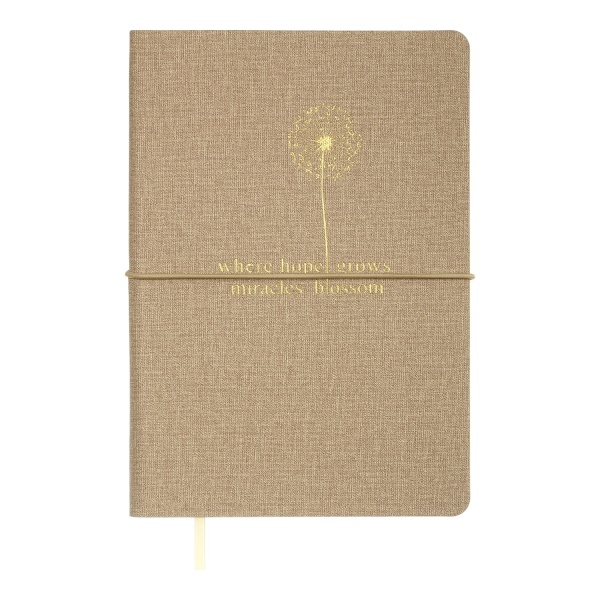 Блокнот недатированный Nice 96 лист. клетка бежевый Buromax A5