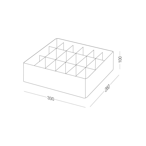 Органайзер MVM TH-09-18 GRAY 100x260x330 мм