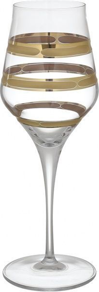 Набор бокалов для вина Contessa Vintage Gold 450 мл 6 шт. Vema