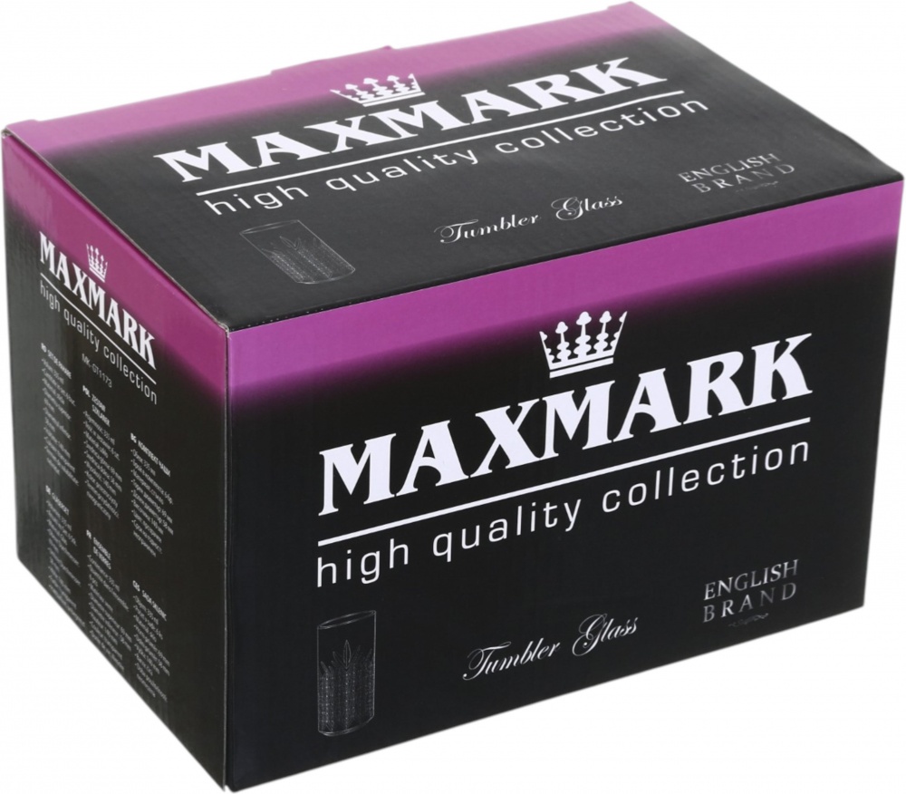 Набор стаканов высоких Maxmark Rhombus 335 мл 6 шт.