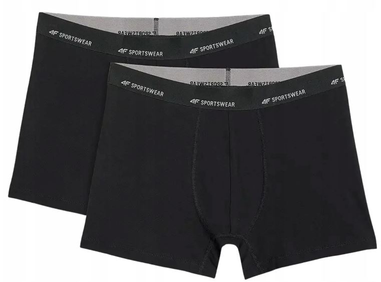 Набор трусов мужские 4F 2 шт 4FWMM00UBXSM080-20S S черный
