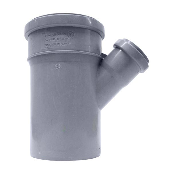 Трійник каналізаційний Європласт 110x50 мм 45°